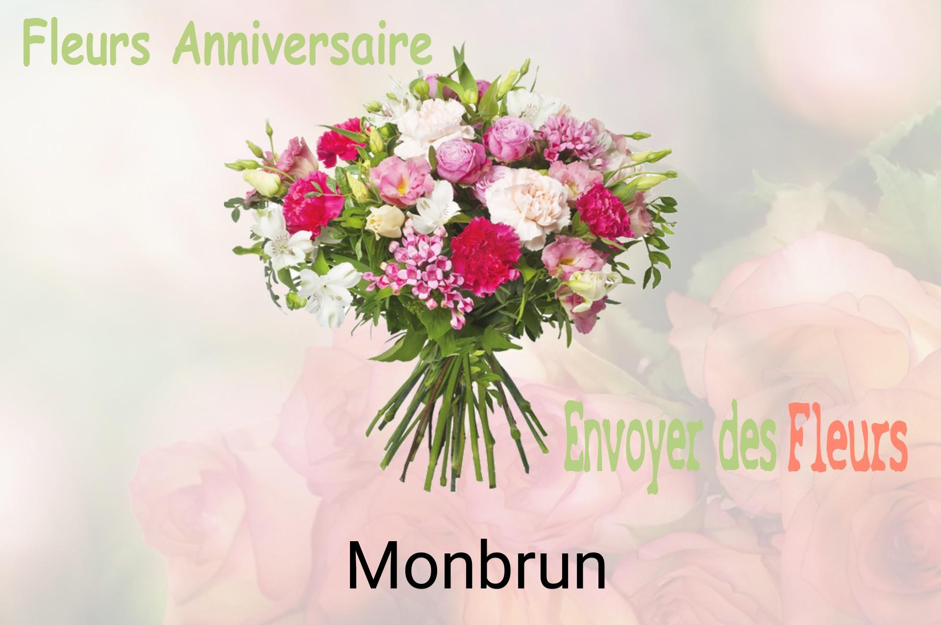 Bouquet de fleurs d’anniversaire livré à Monbrun