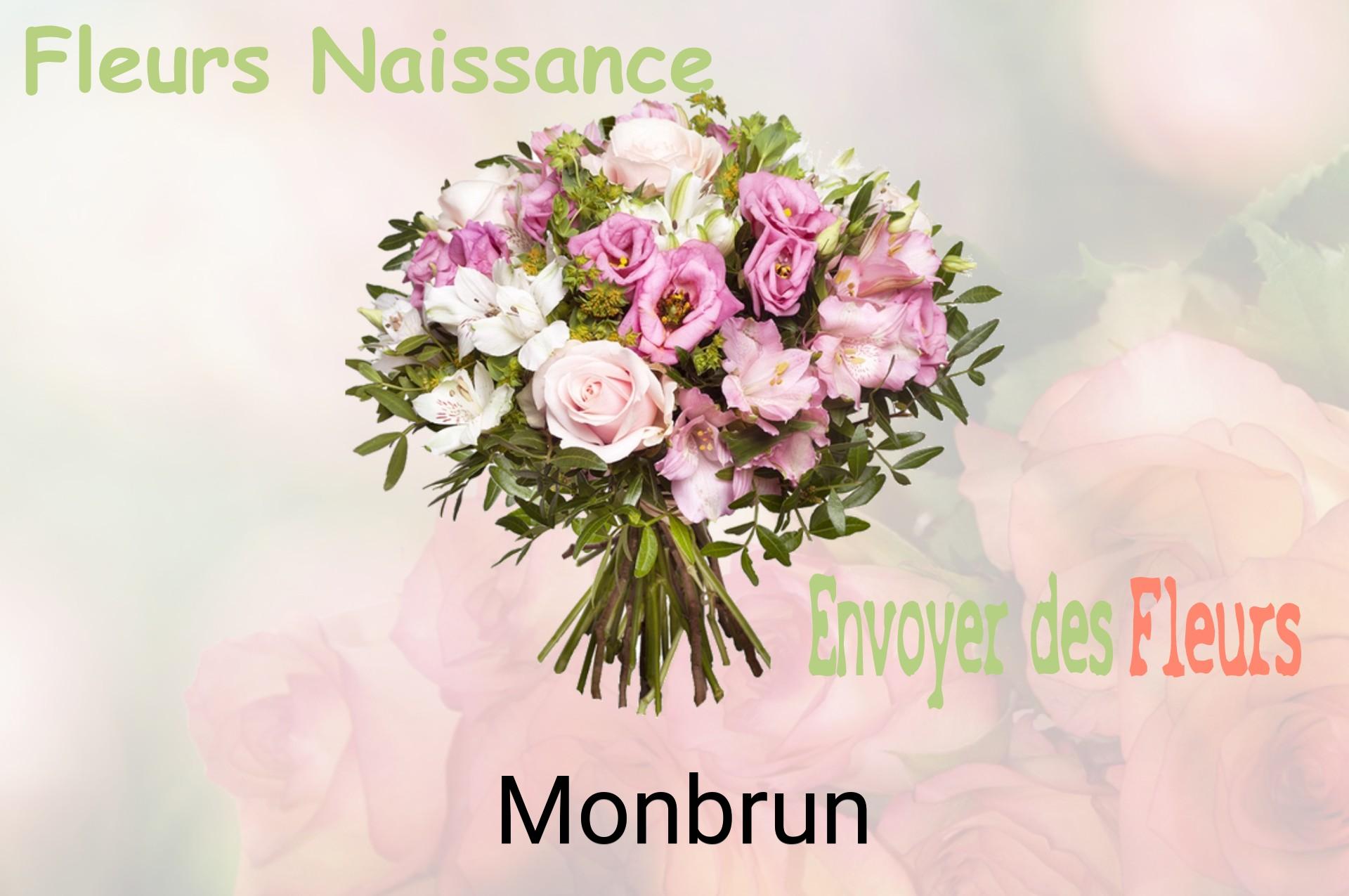 Bouquet de fleurs de naissance livré à Monbrun