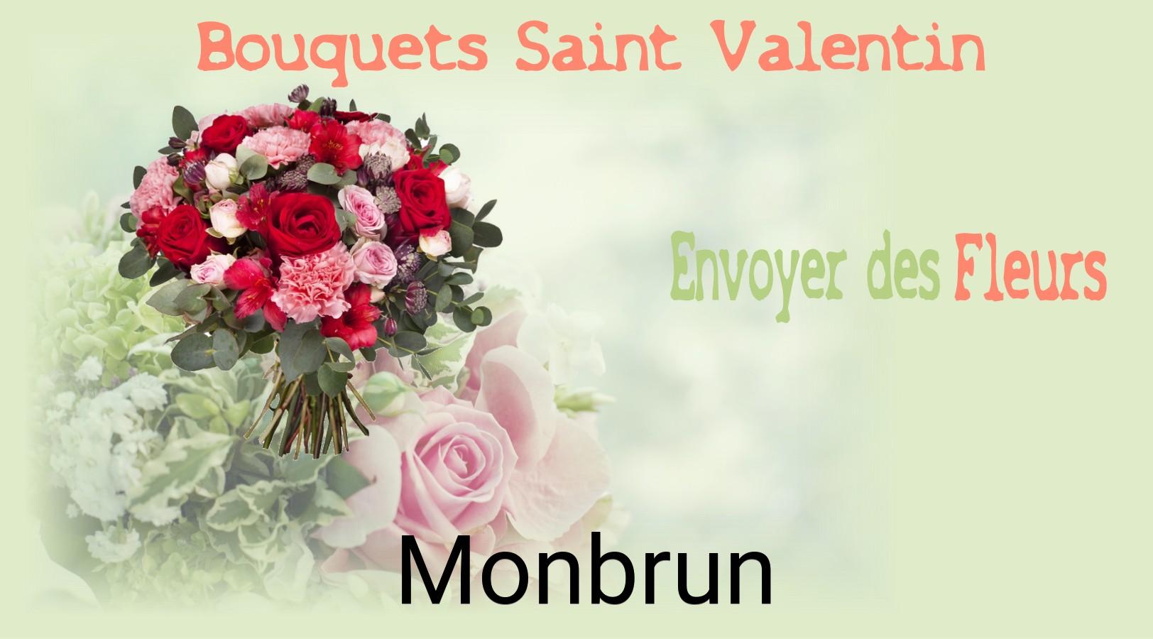Roses de Saint-Valentin livrées à Monbrun